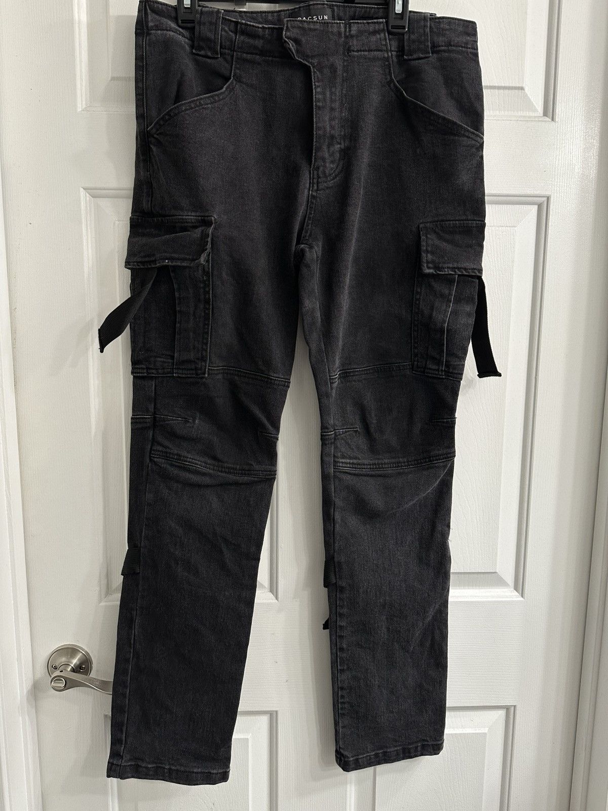 Pacsun Pacsun Cargo Jean Pants Size US 31 - 1 Thumbnail