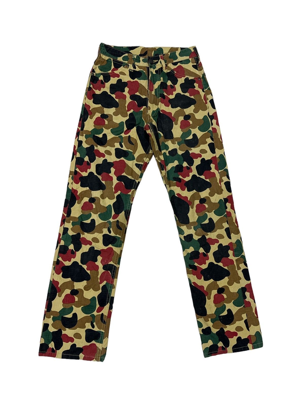 Bape A BATHING APE HUMAN CAMO PANTS Size US 27 - 1 Thumbnail
