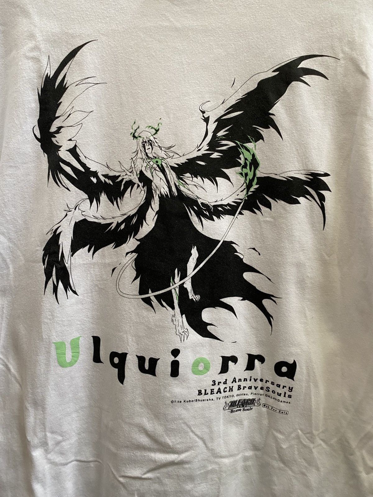 Anime BLEACH BRAVE SOULS NFS ULQUIORRA ESPADA NO 4 Size US L / EU 52-54 / 3 - 3 Thumbnail