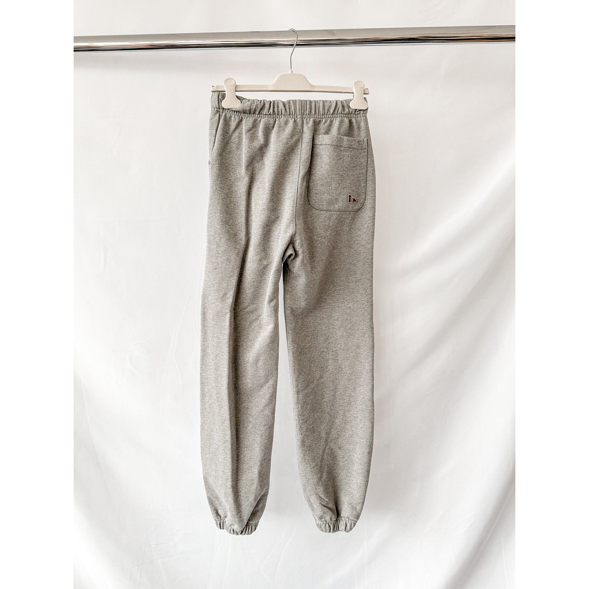 Drake's Drake's Grey D Flag Emblem Pocket Detail Cotton Jogger Botto Size US 38 / EU 54 - 2 Thumbnail