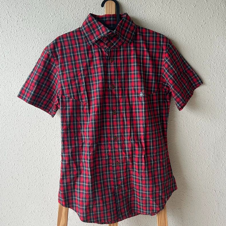 Vivienne Westwood Vivienne Westwood Red checkered shirt Size M / US 6-8 / IT 42-44 - 2 Thumbnail