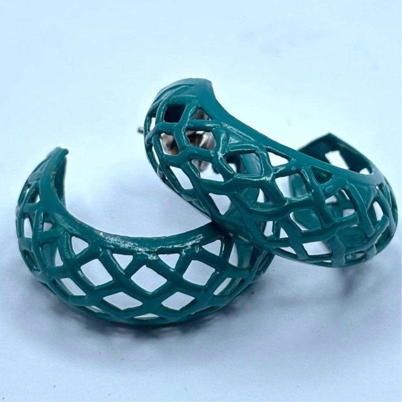 Other Blue Chunky Earring Size ONE SIZE - 4 Thumbnail