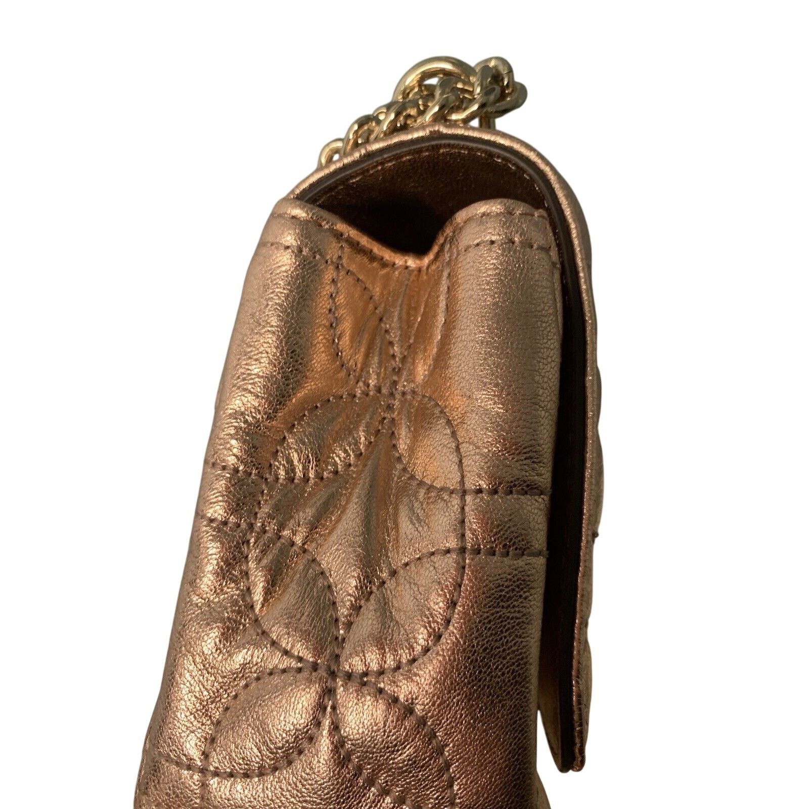 Michael Kors Michael Kors Sloan Gold Chain Quilted Leather Shoulder Bag Size ONE SIZE - 18 Thumbnail