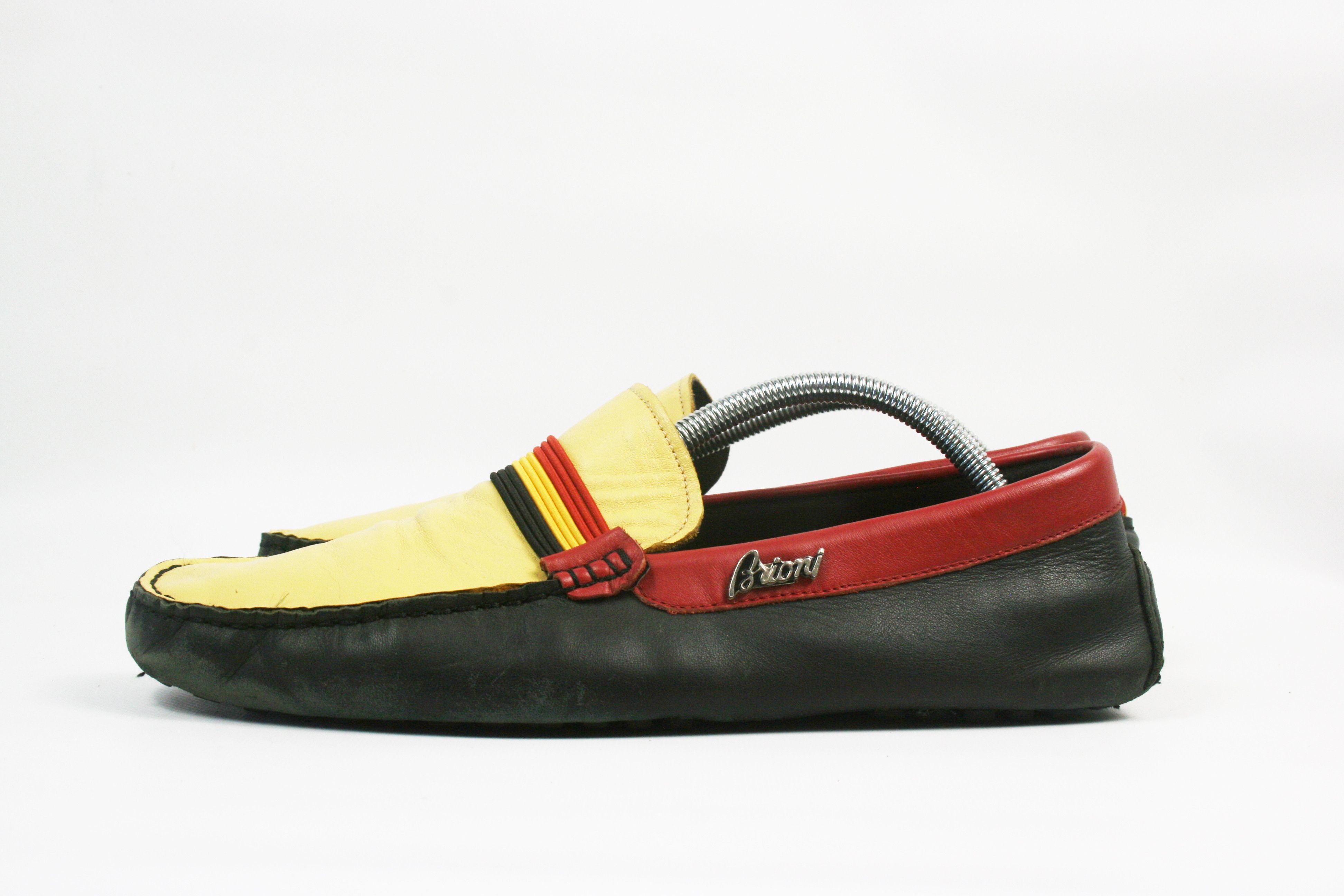 Brioni 00S Leather Logo Loafers Vintage Size US 9 / EU 42 - 3 Thumbnail