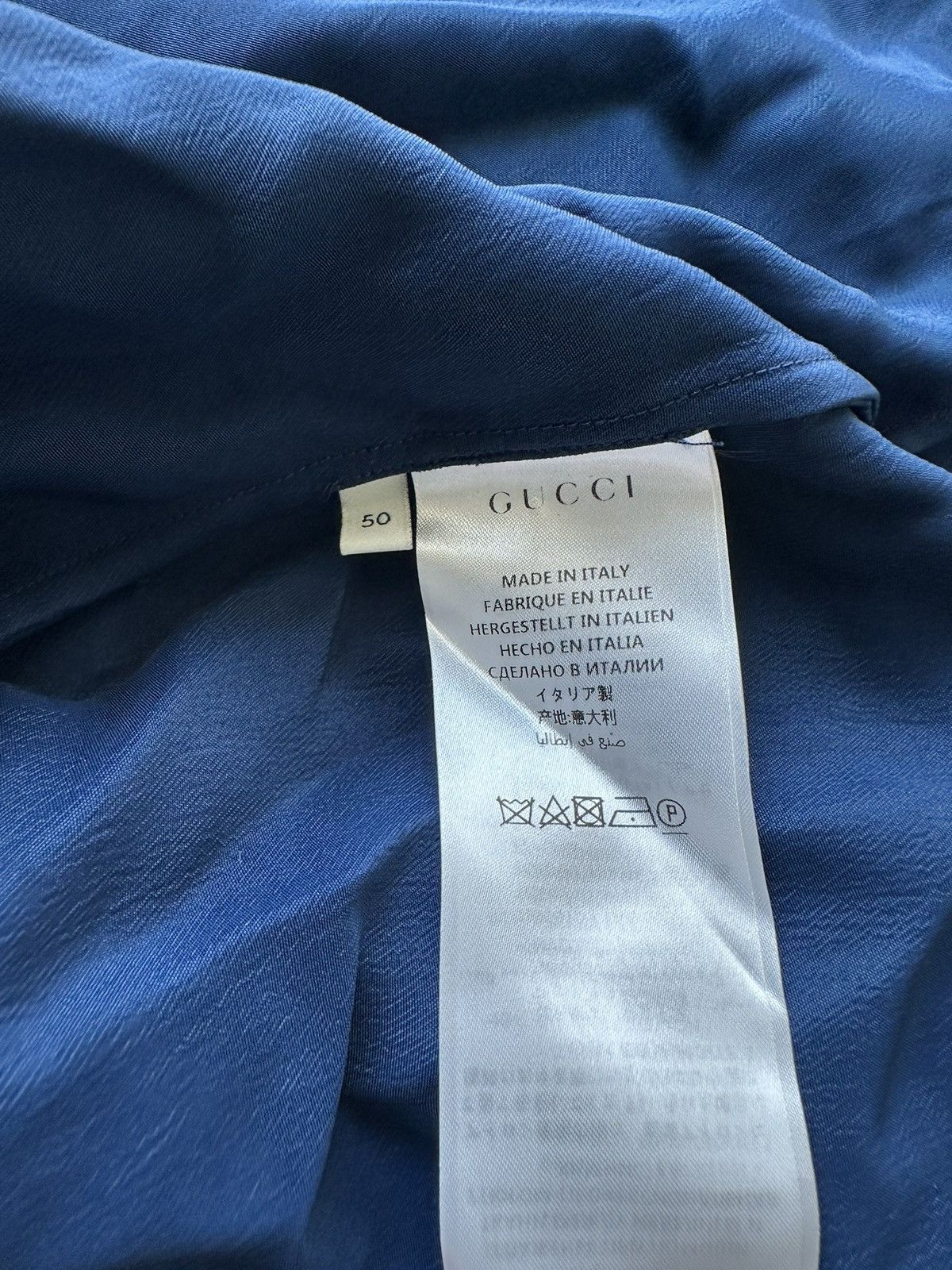 Gucci Gucci Acetate Bowling Shirt Double G Butotn Up sz 50 Size US M / EU 48-50 / 2 - 6 Thumbnail