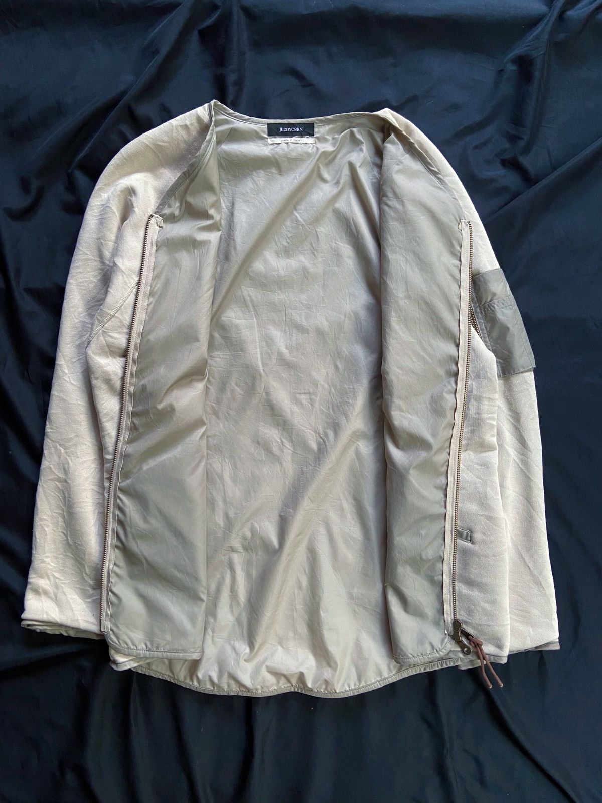 Japanese Brand JUDDY CORN JAPAN CASUAL LIGHT ZIP JACKET Size US XL / EU 56 / 4 - 8 Thumbnail