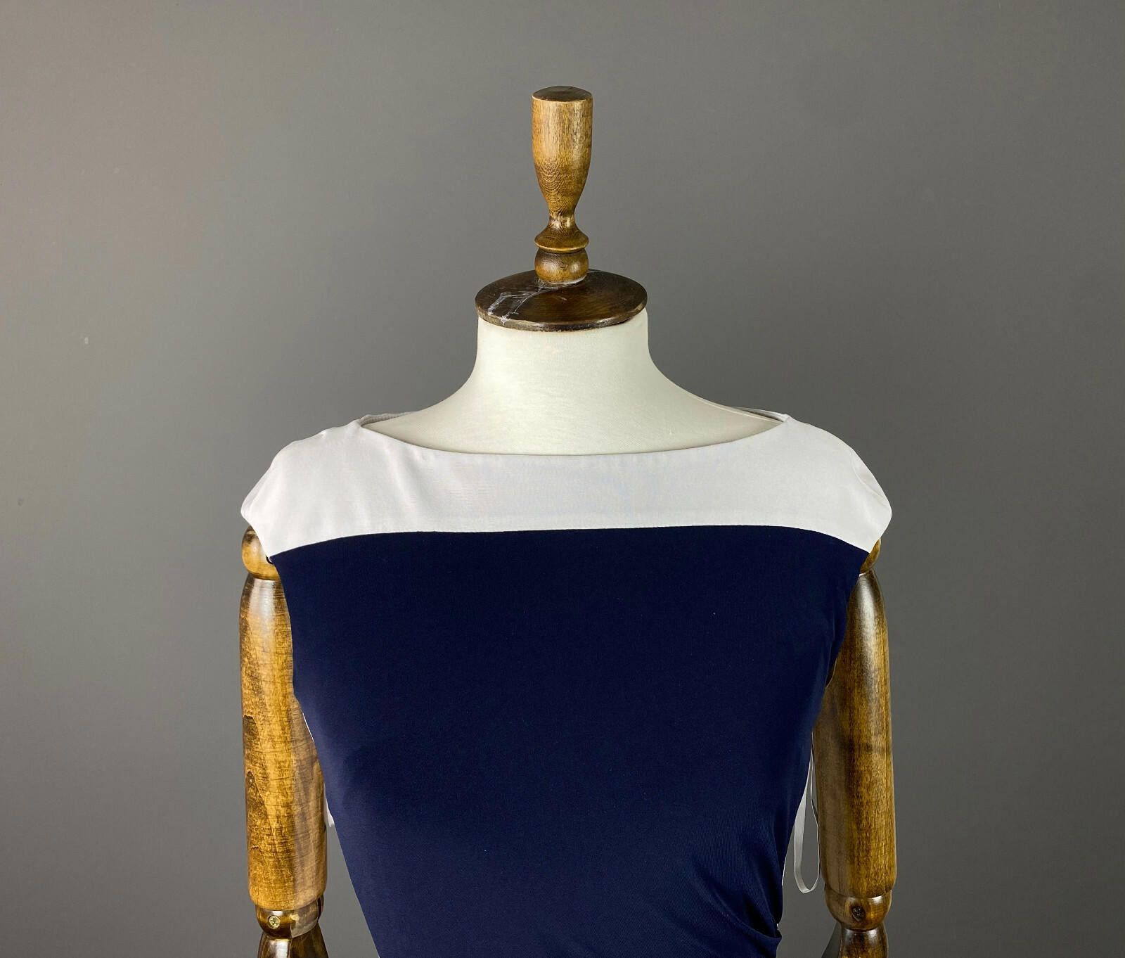 Lauren Ralph Lauren Ladies Lauren Ralph Lauren Blue Stripe A-Line Dress Size 6 Size M / US 6-8 / IT 42-44 - 2 Thumbnail