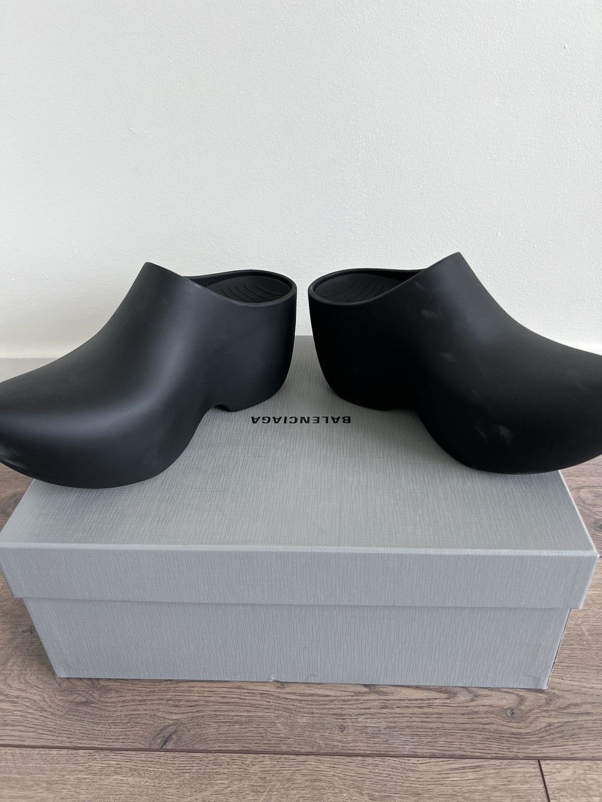Balenciaga Balenciaga Rubber Technoclog Matte Black 40 Size US 7 / EU 40 - 10 Thumbnail