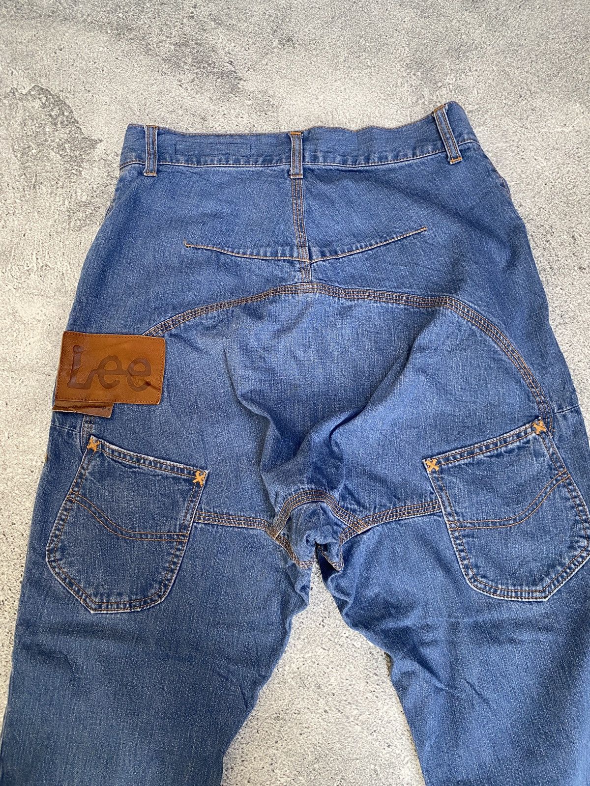 Issey Miyake × Lee MERCIBEAUCOP X LEE 3D CUT SARROUEL DENIM PANTS Size US 32 / EU 48 - 14 Thumbnail