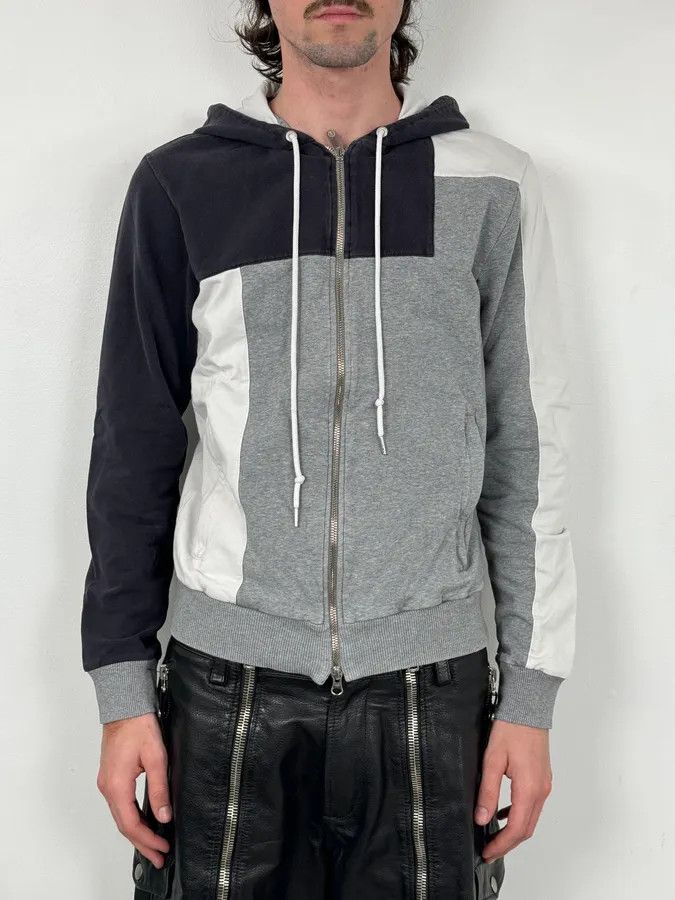 Dirk Bikkembergs SS2014 Bikkembergs Sport Grey Colorblock Zip-up Hoodie Size US S / EU 44-46 / 1 - 2 Thumbnail