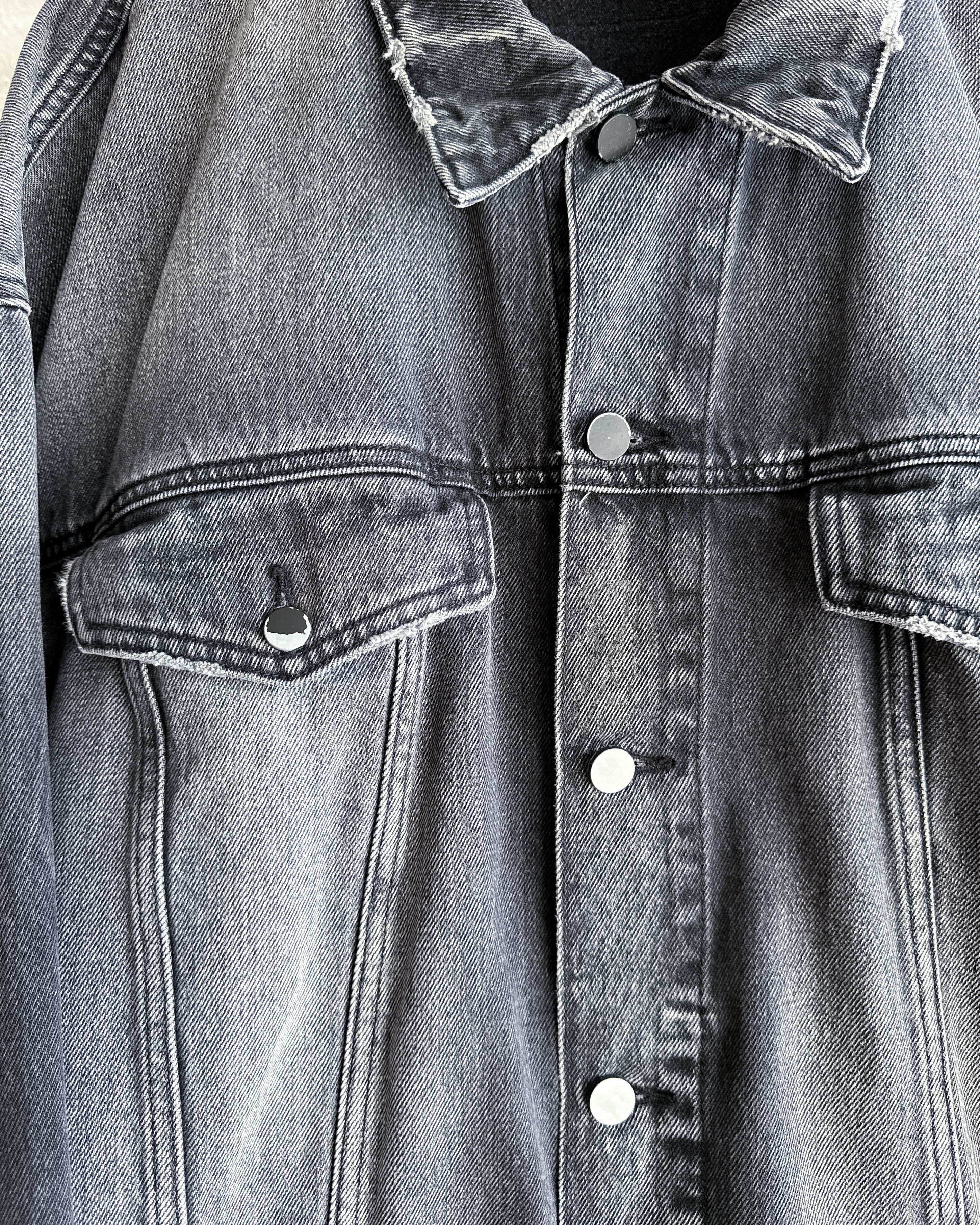 Essentials Fear Of God Essentials Black Wash Denim Trucker Jacket M Size US M / EU 48-50 / 2 - 3 Thumbnail