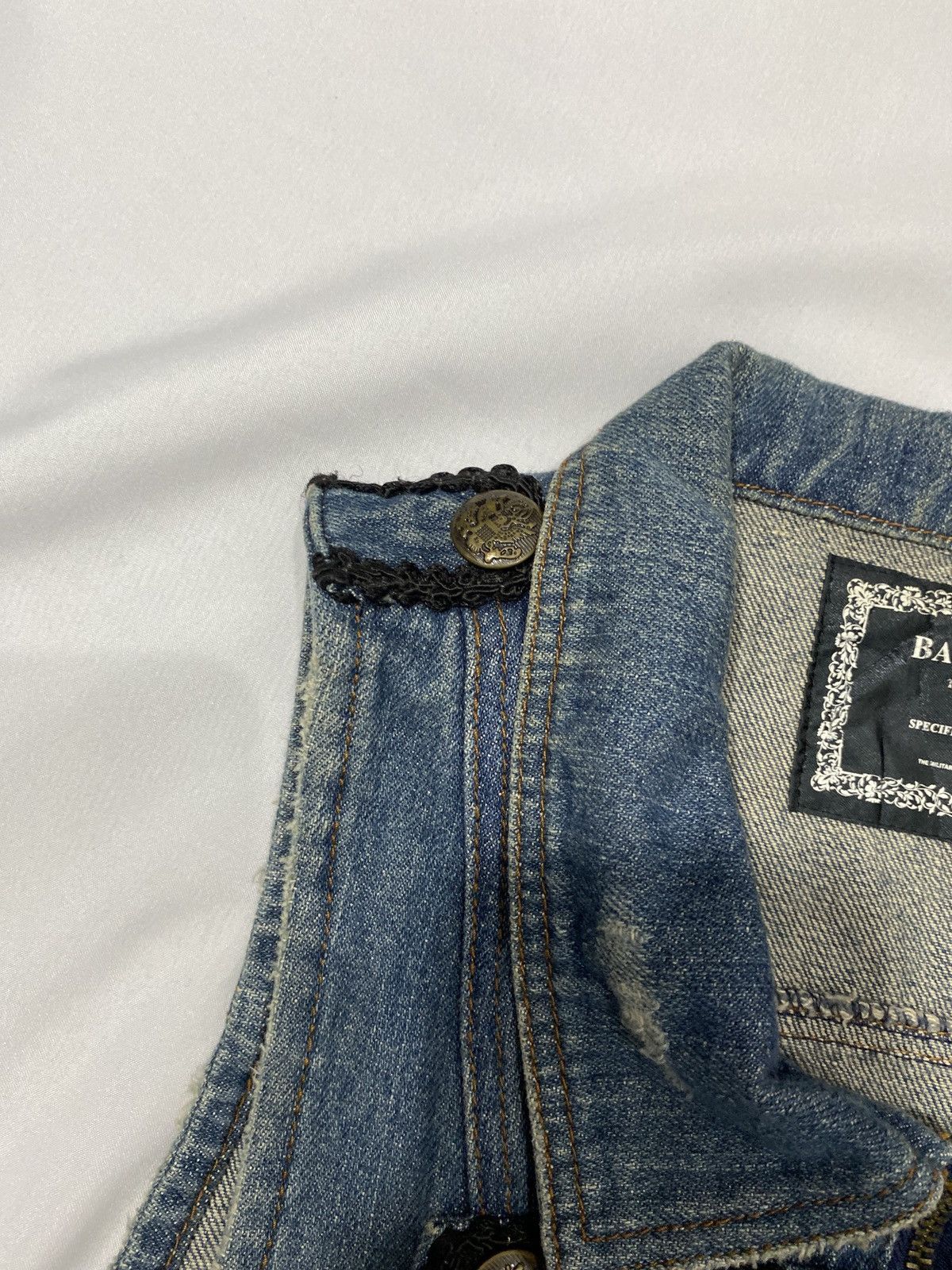 Japanese Brand Napoleon Denim Vest Jacket Size US S / EU 44-46 / 1 - 6 Thumbnail