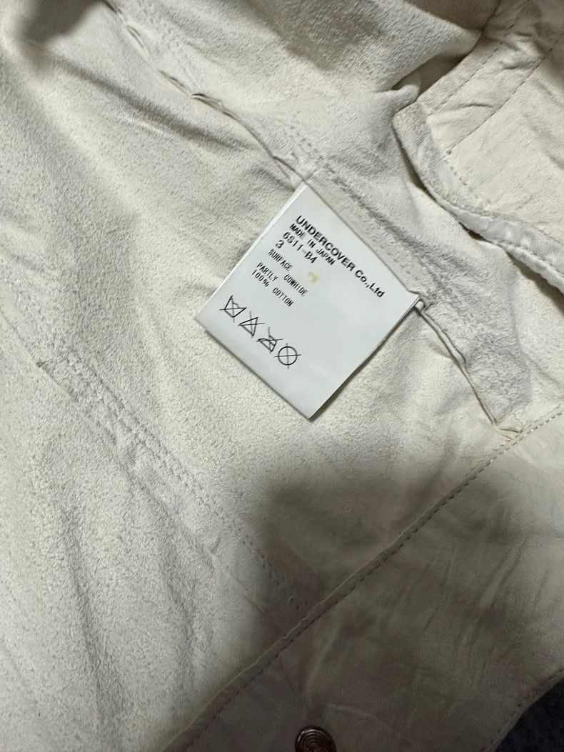 Undercover Rare Undercover White Leather Jacket XL-2506 Size US XL / EU 56 / 4 - 8 Thumbnail