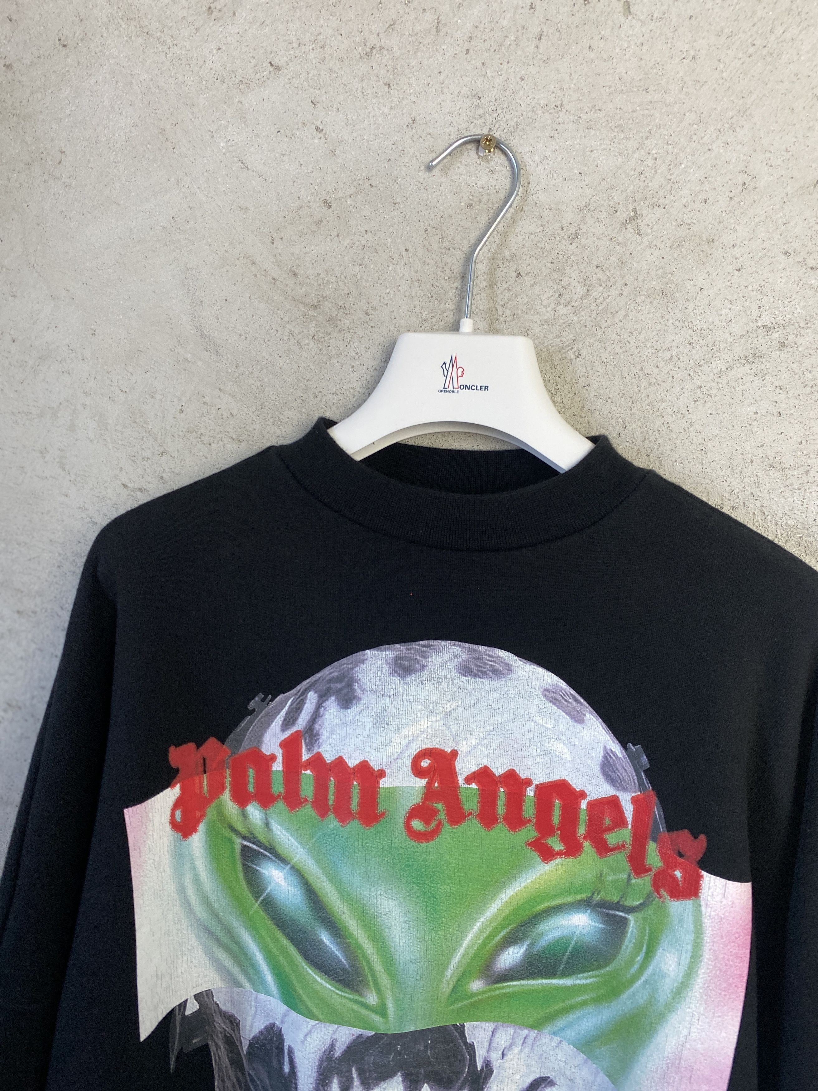 Palm Angels Palm Angels Alien graphic sweatshirt crewneck oversize Size US XS / EU 42 / 0 - 2 Thumbnail