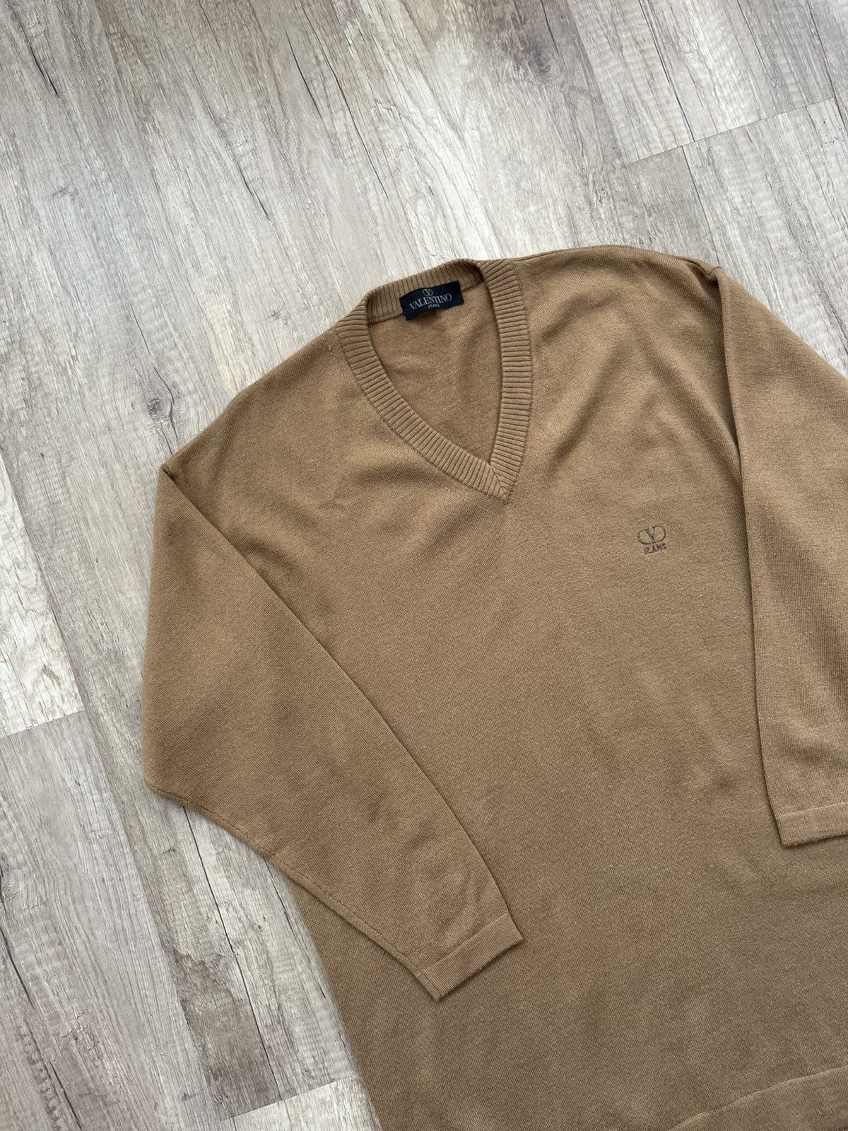 Valentino Valentino Jeans Pullover Brown Women's Size L Size L / US 10 / IT 46 - 2 Thumbnail