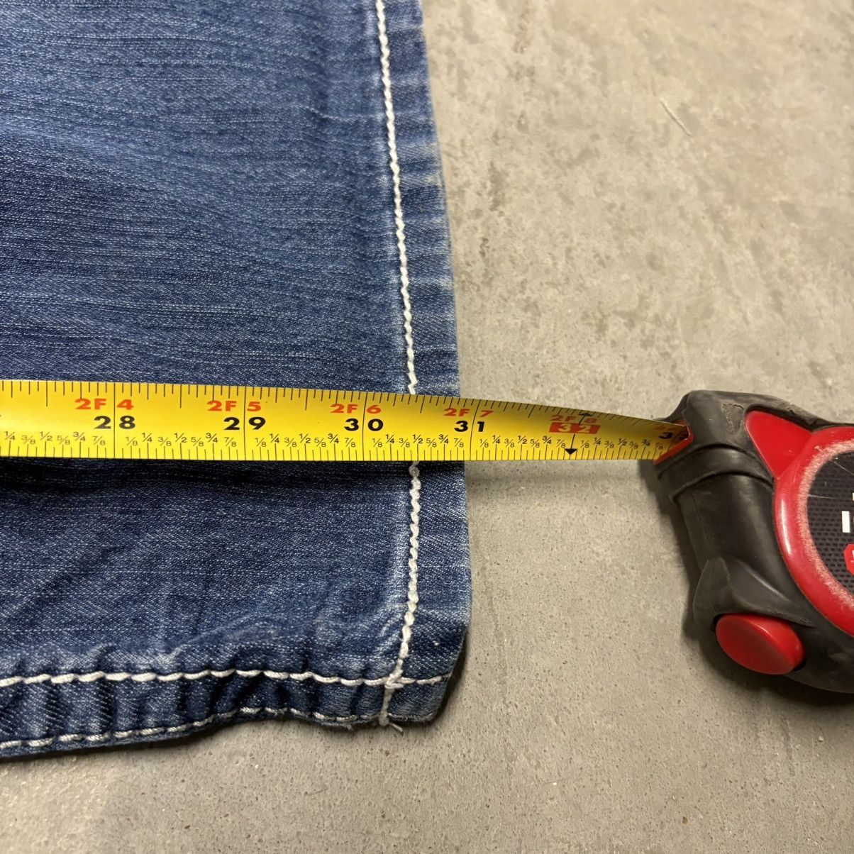 BKE Vintage Y2K Faded Bootcut Denim Jeans 36x31 Size US 36 / EU 52 - 8 Thumbnail