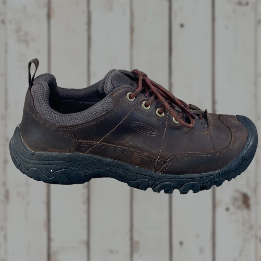KEEN Keen Mens 8 Brown Leather Targhee III Comfort Low Top Hiking Oxfords Shoes Shirt Men - 1 Size US M / EU 48-50 / 2 - 1 Thumbnail