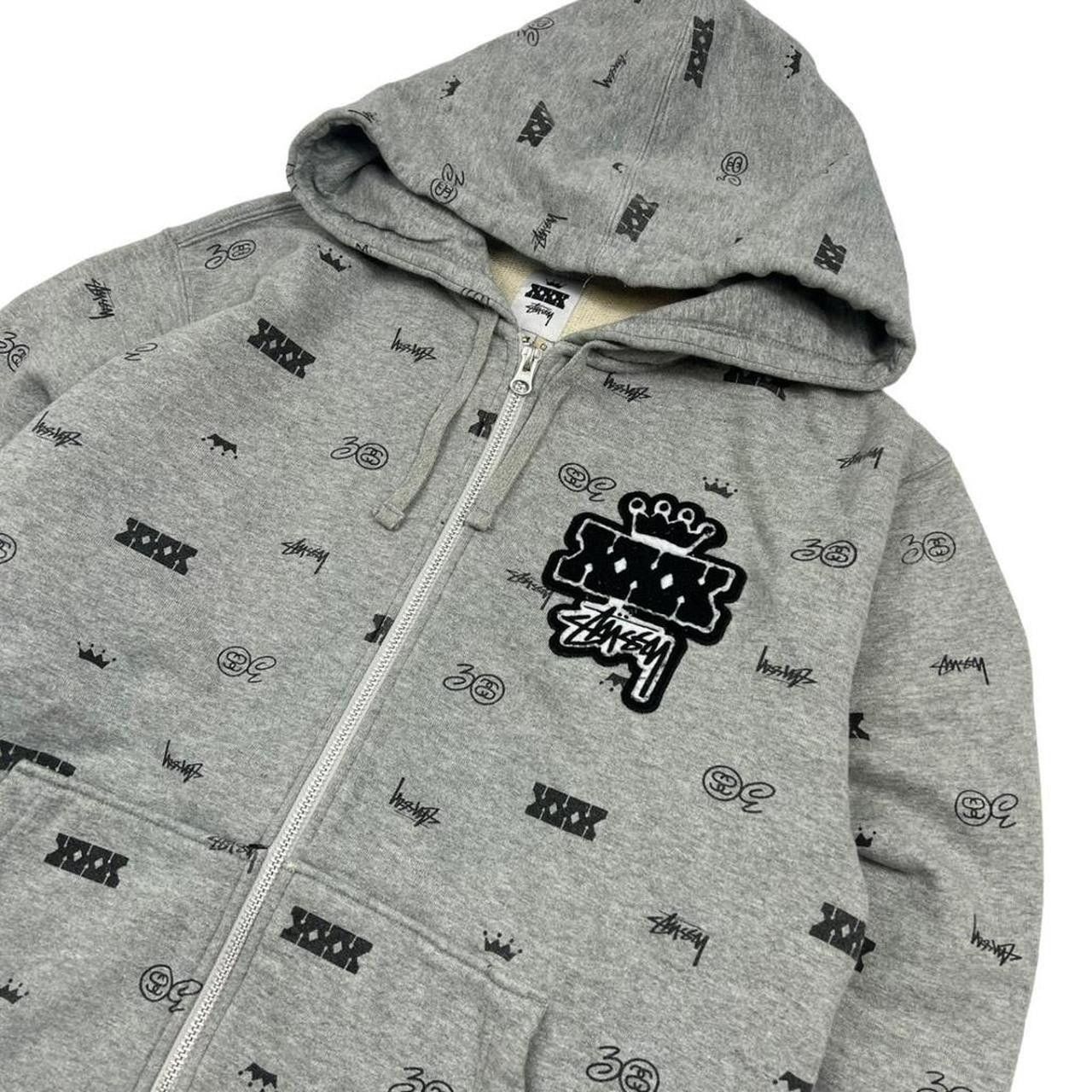 Stussy Grey Stussy XXX 30th anniversary hoodie - Medium Size US M / EU 48-50 / 2 - 3 Thumbnail
