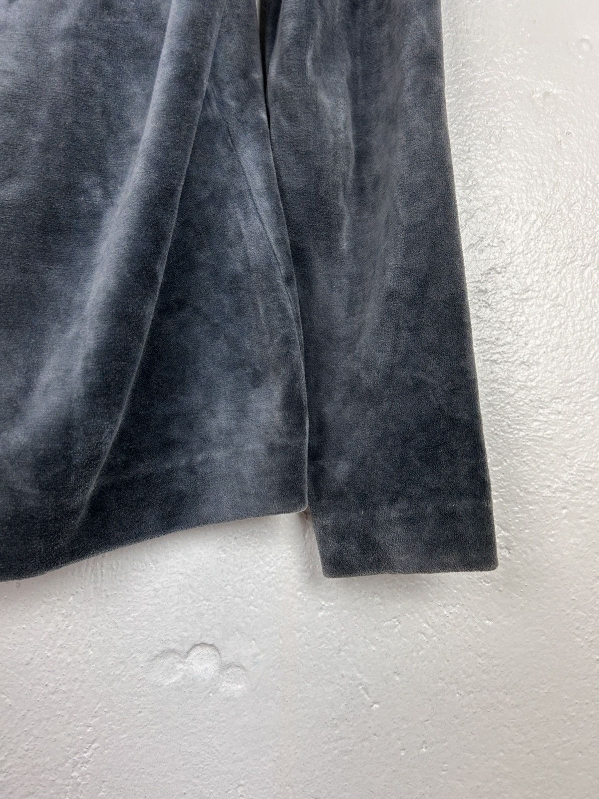 Issey Miyake 90s Vintage Archive Issey Miyake Long Neck Velour Zip Top Size S / US 4 / IT 40 - 3 Thumbnail