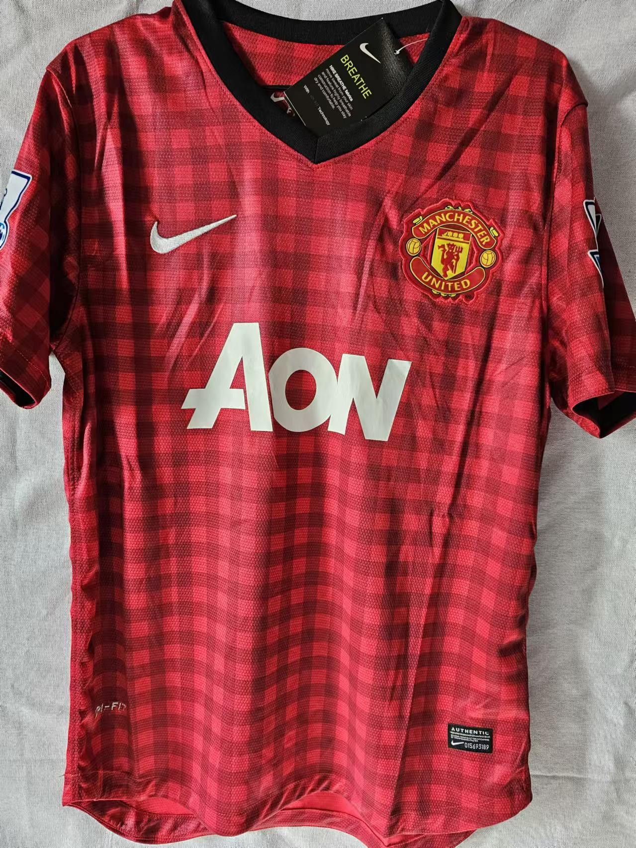 Other 2012 2013 Manchester United 10 Wayne Rooney Jersey Home L Size US L / EU 52-54 / 3 - 2 Thumbnail