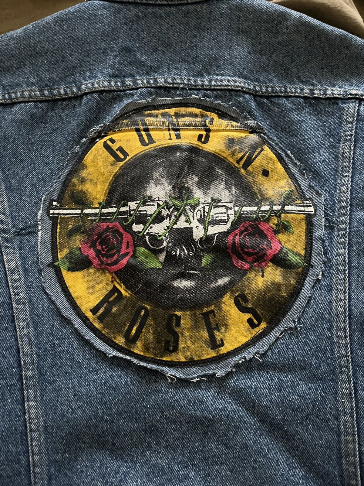 Lee Lee Riders Guns N’ Roses Back Patch Denim Jacket Grunge Size US L / EU 52-54 / 3 - 6 Thumbnail