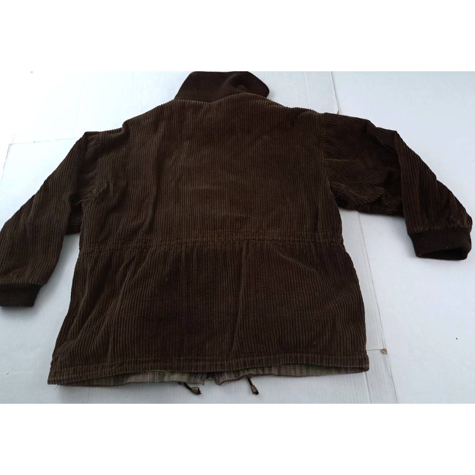 Vintage VINTAGE Corduroy Plaid Lined Brown Full Zip Jacket 2XL Parka Jacket Cotton Corduroy Unisex Adults Winter Fall Size US XXL / EU 58 / 5 - 7 Thumbnail