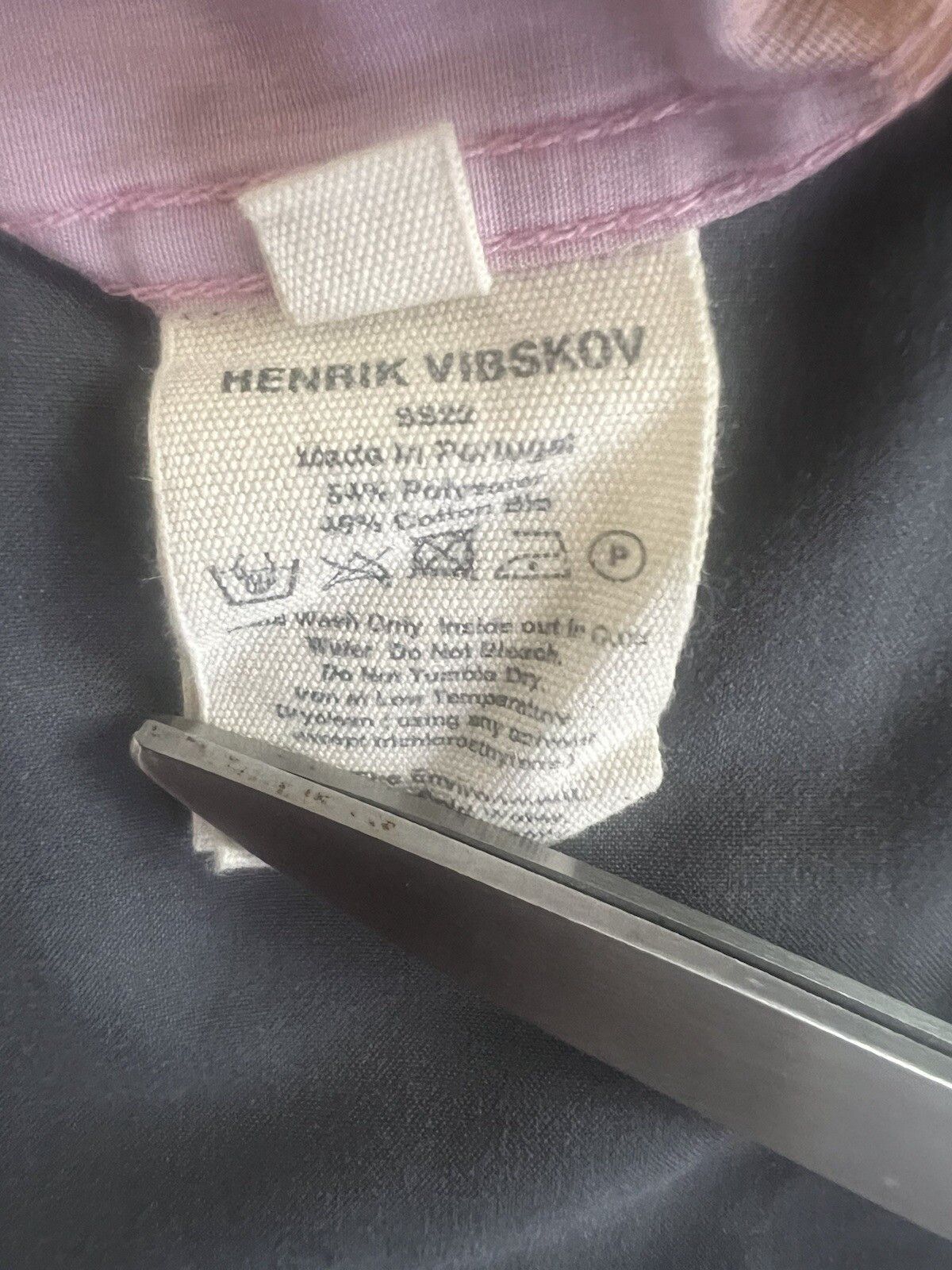 Henrik Vibskov The Artist Shirt Pink Cubes Spring Summer ‘22 Size XS Size US XS / EU 42 / 0 - 6 Thumbnail
