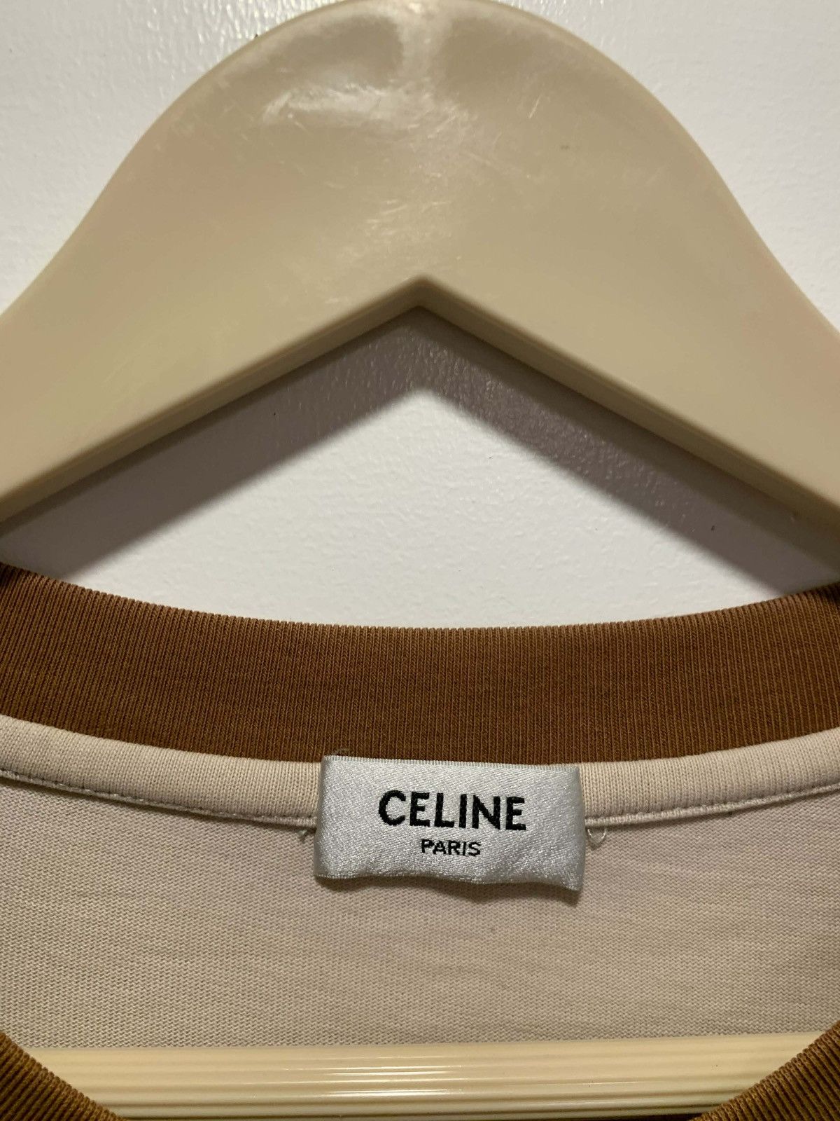Celine Celine Paris Logo Long Sleeve Shirt Size US L / EU 52-54 / 3 - 2 Thumbnail