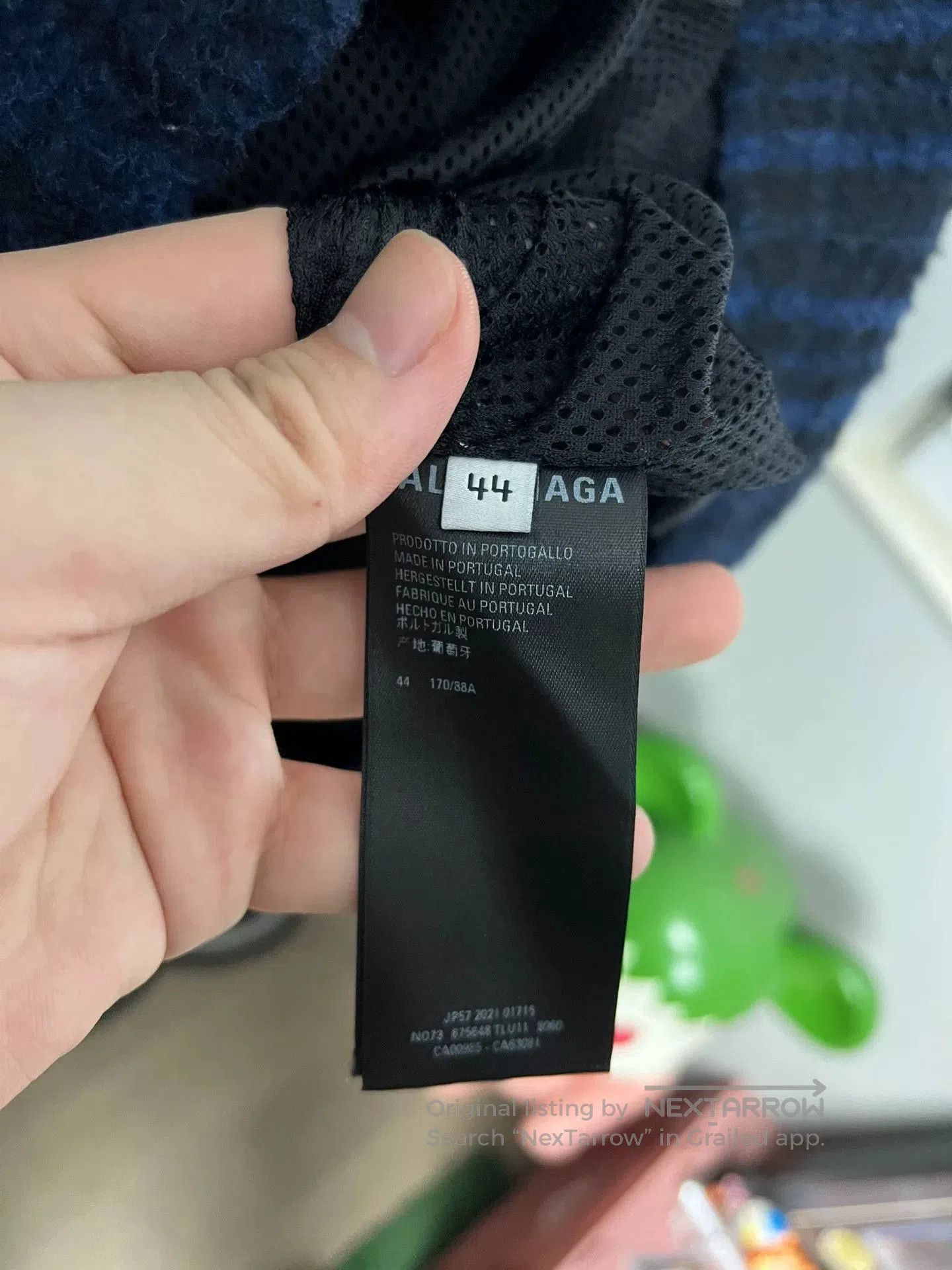 Balenciaga Balenciaga Sporty B Embroidered Wool Jacket. Size US XS / EU 42 / 0 - 4 Thumbnail