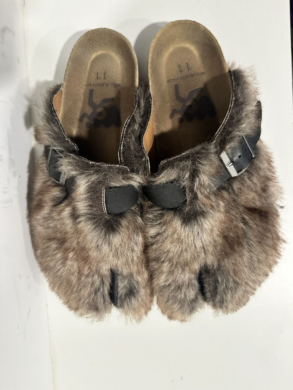 Brown Tabi Rose in Good Faith Mule