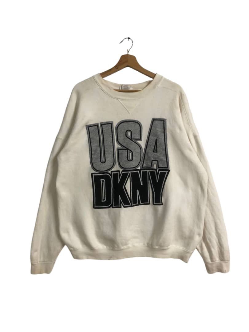 DKNY Vintage 90’s USA DKNY sweatshirt Made in Usa Size US XL / EU 56 / 4 - 1 Thumbnail