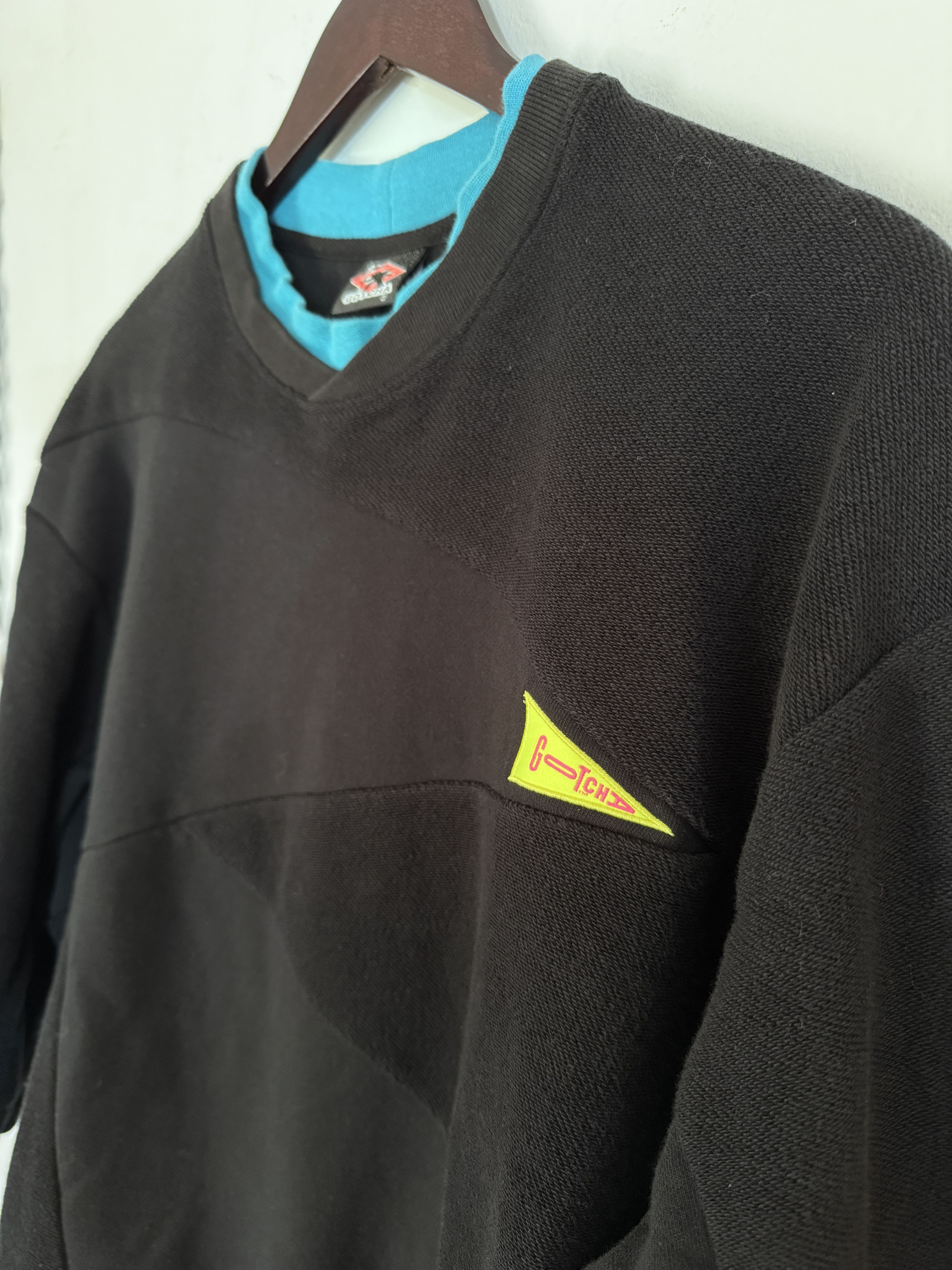 Gotcha Textured, Boxy 3/4 Sweatshirt Size US L / EU 52-54 / 3 - 3 Thumbnail