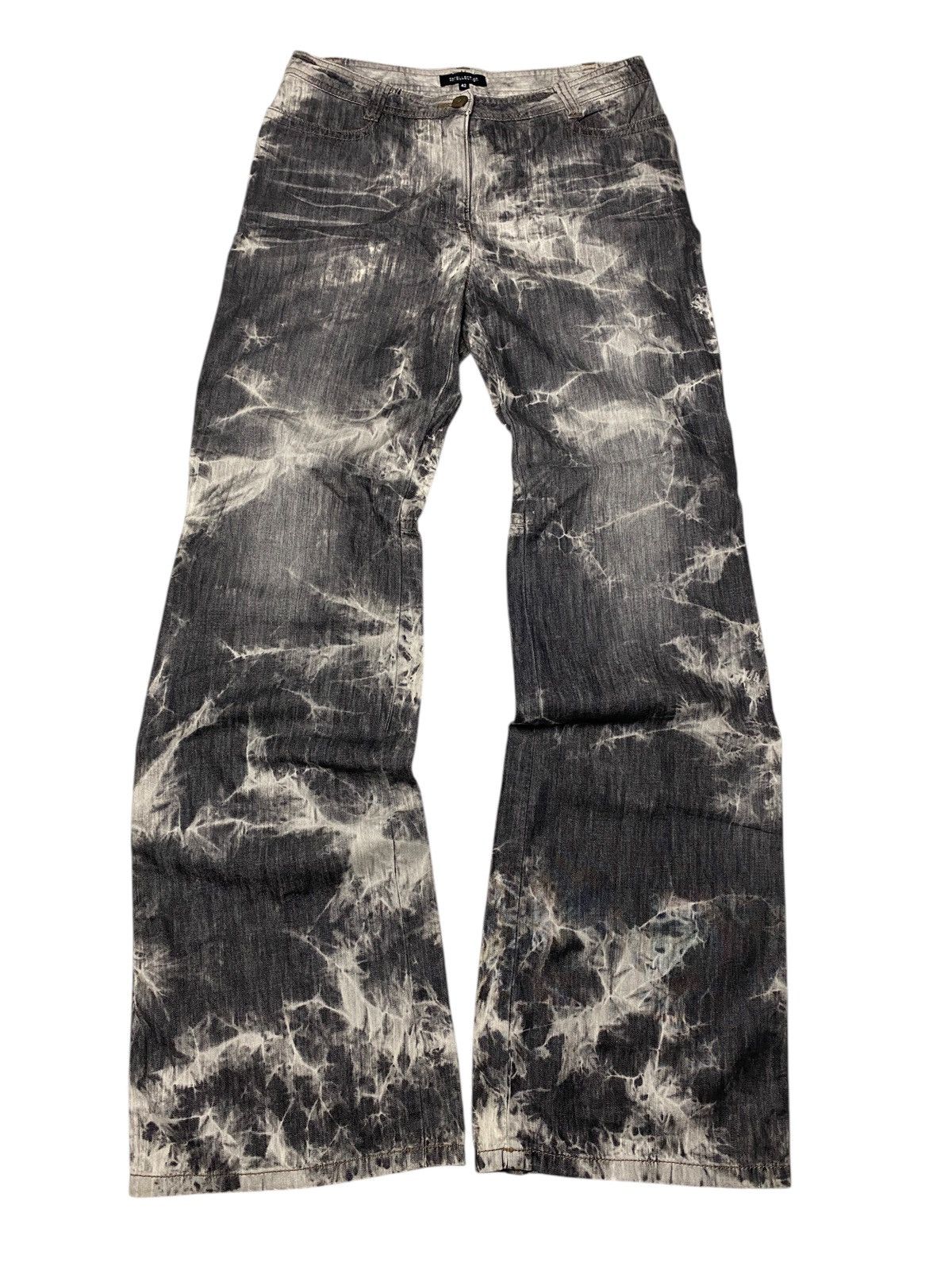 If Six Was Nine 2000's Intellection Seawash Flared Jeans Size US 27 - 1 Thumbnail
