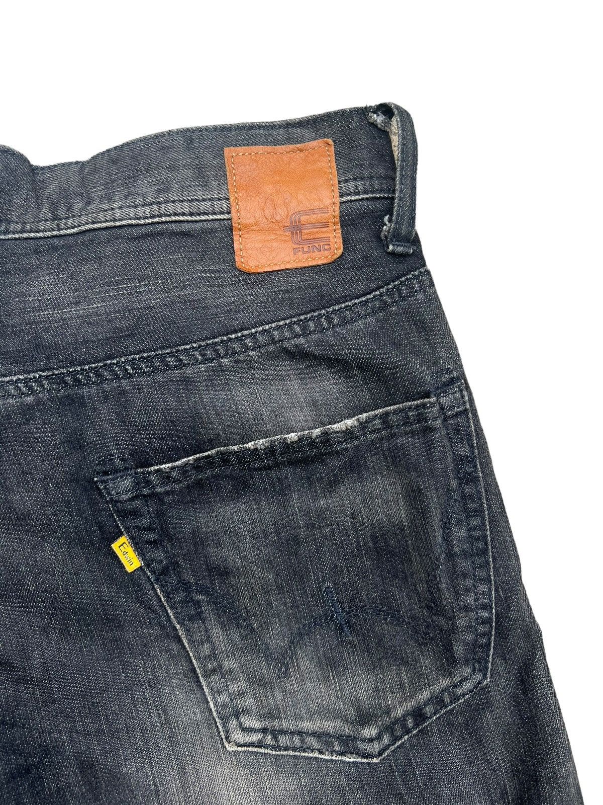 Edwin Vintage Edwin Function Black Curve Denim Jeans 30x34 Size US 32 / EU 48 - 8 Thumbnail