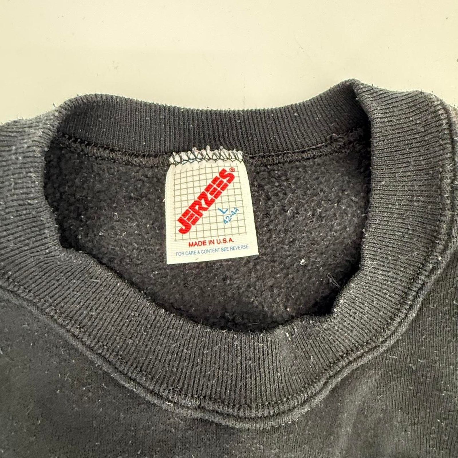 Jerzees Vintage 90s jerzees wolf nature sweatshirt Size US L / EU 52-54 / 3 - 5 Thumbnail
