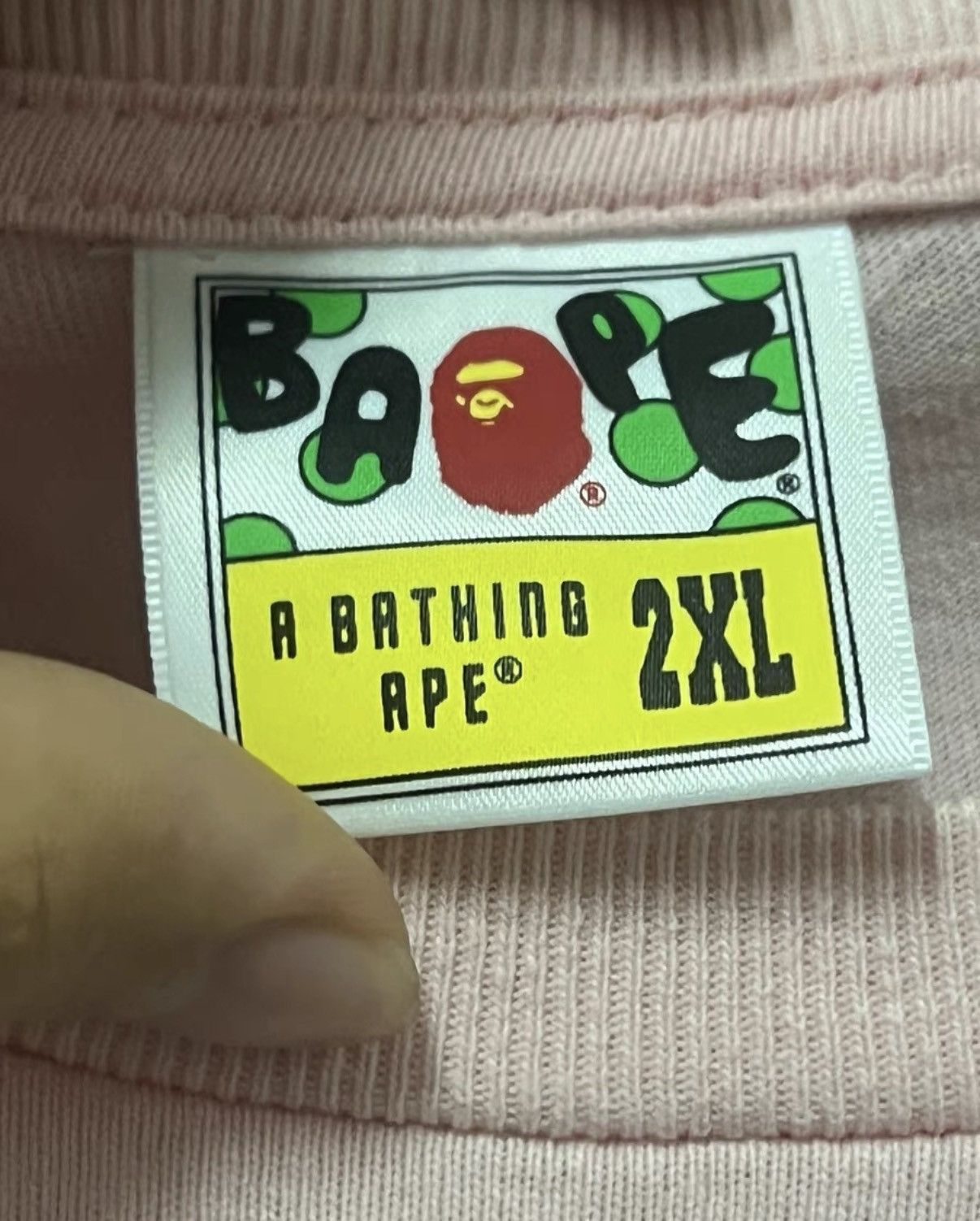 Bape BAPE OG Nigo Era, Pink Short Sleeve Size US XXL / EU 58 / 5 - 5 Thumbnail
