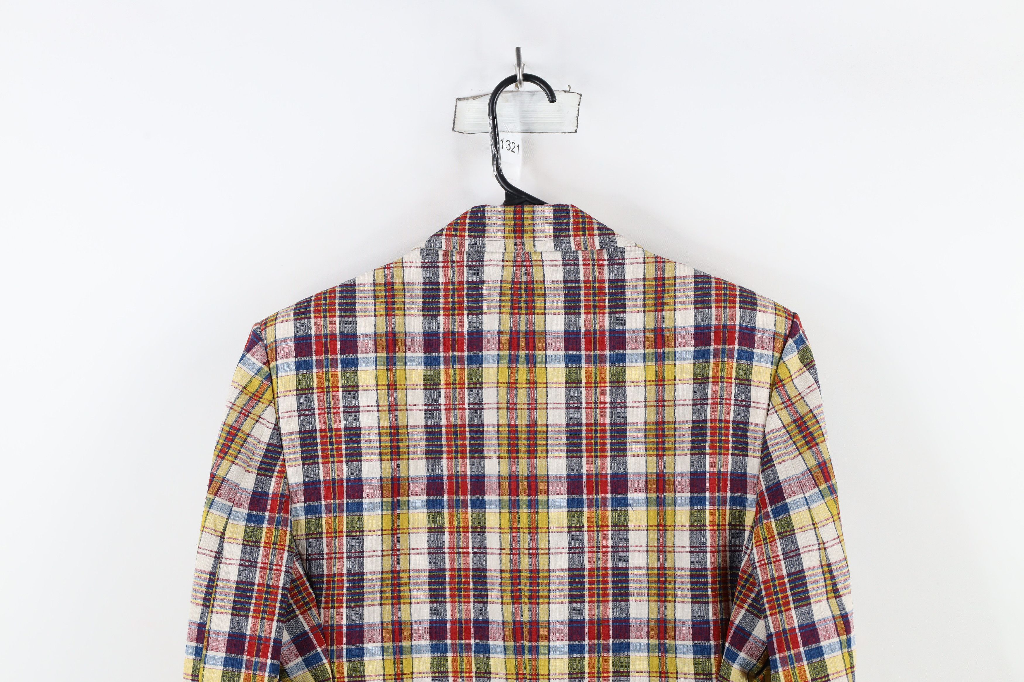 Vintage Vintage 70s Rockabilly Plaid 3 Button Blazer Suit Jacket USA Size US L / EU 52-54 / 3 - 18 Thumbnail