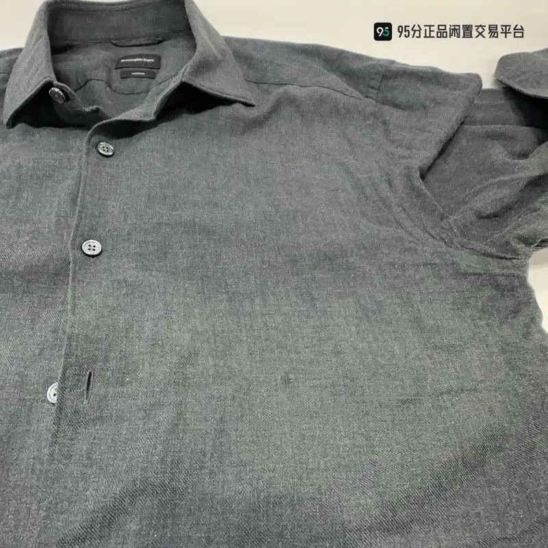 Ermenegildo Zegna Ermenegildo Zegna SS21 Cotton Cashmere Blend Men's Shirt. Size US L / EU 52-54 / 3 - 8 Thumbnail