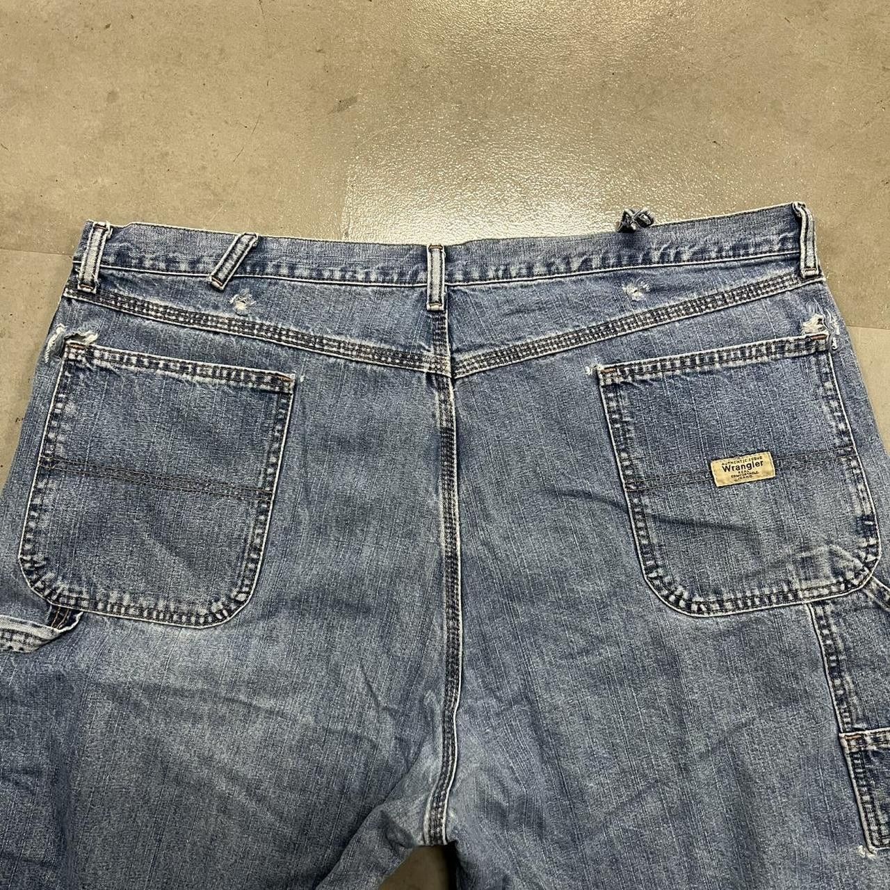 Japanese Brand × Vintage Vintage Y2K Super Baggy Carpenter Workwear Denim Jeans! Size US 42 / EU 58 - 7 Thumbnail
