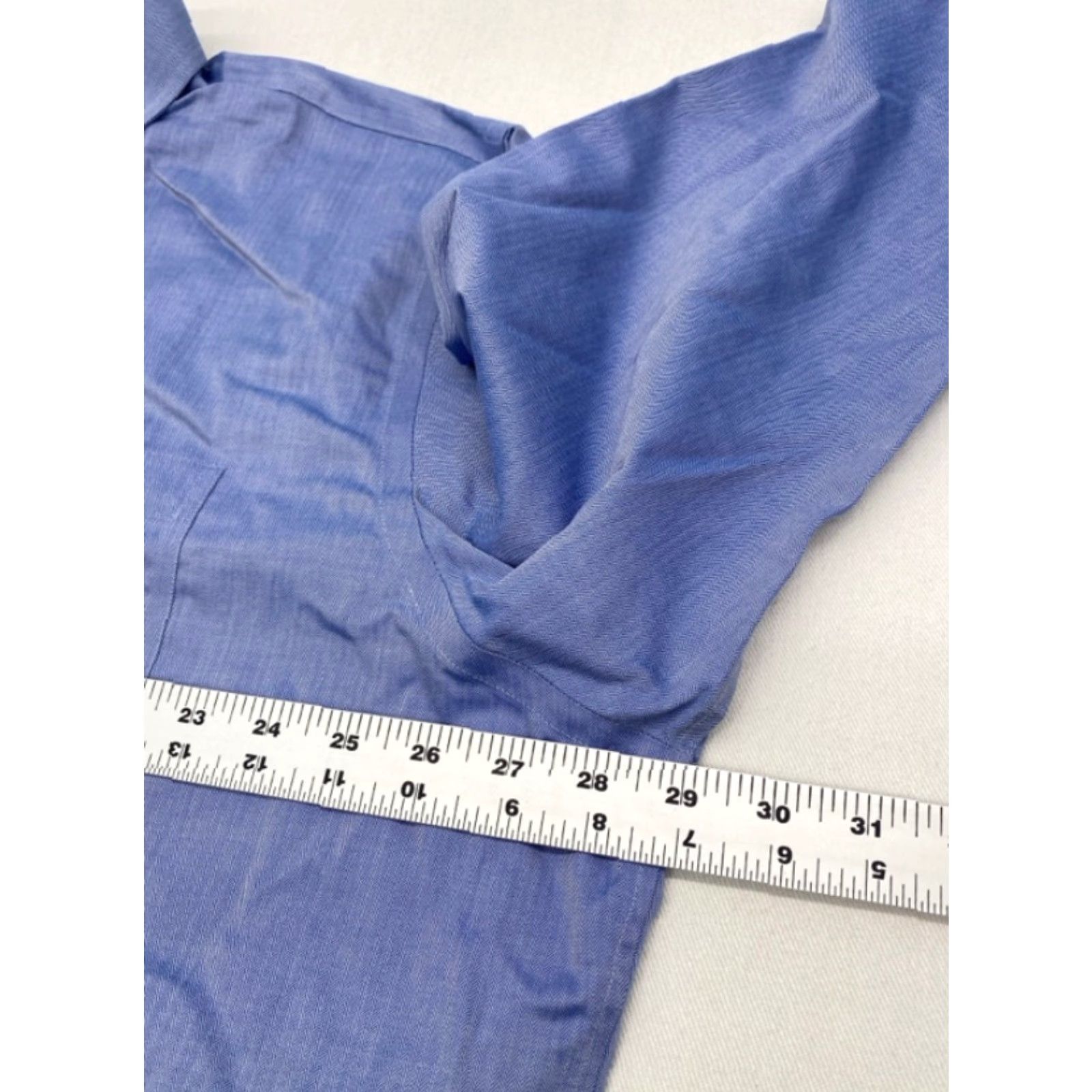 Nordstrom Nordstrom Long Sleeve Shirt Mens 2XL Blue 100% Cotton Dress Shirt Neckline Collared Spread Button Size US XXL / EU 58 / 5 - 7 Thumbnail