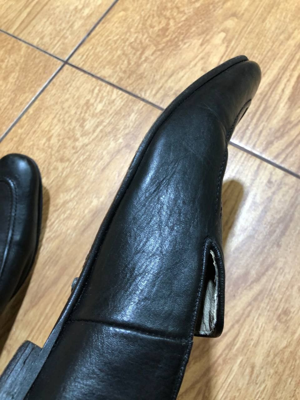 Burberry Burberry Black Leather Driver Moccasin Loafer Mens Shoes Size US 12 / EU 45 - 11 Thumbnail