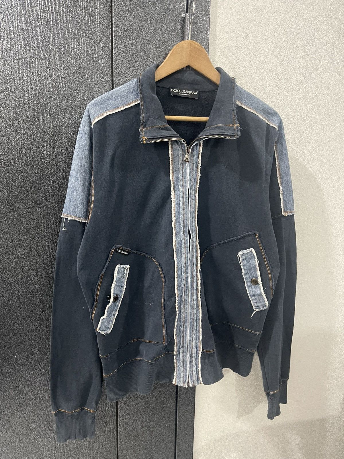 Dolce & Gabbana Vintage Dolce & Gabbana Zipper Jacket Size US L / EU 52-54 / 3 - 3 Thumbnail