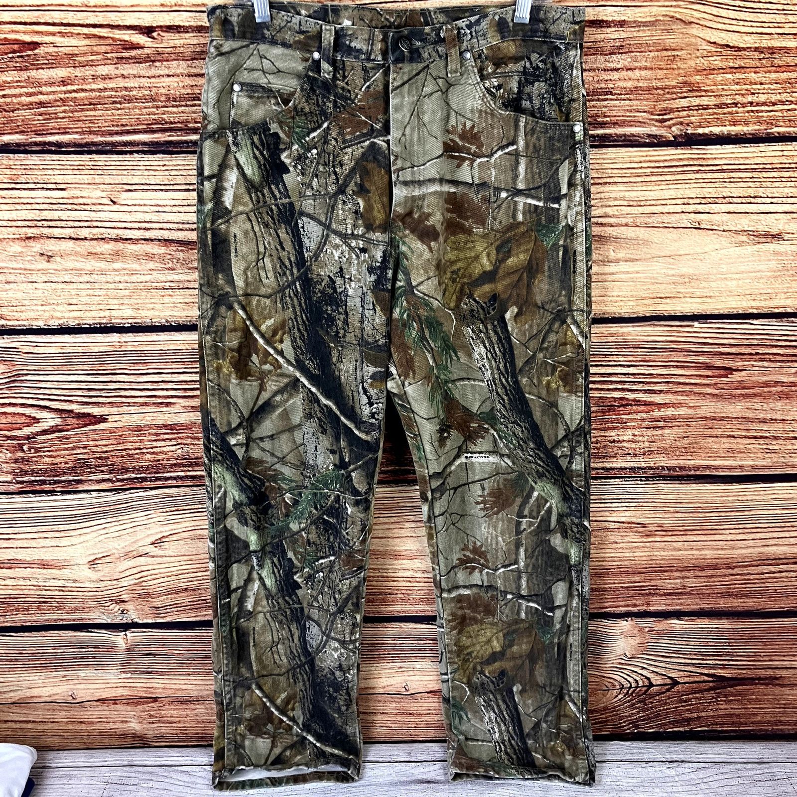 Vintage × Wrangler Vintage Wrangler Realtree Camouflage Denim Jeans Size US 34 / EU 50 - 2 Thumbnail