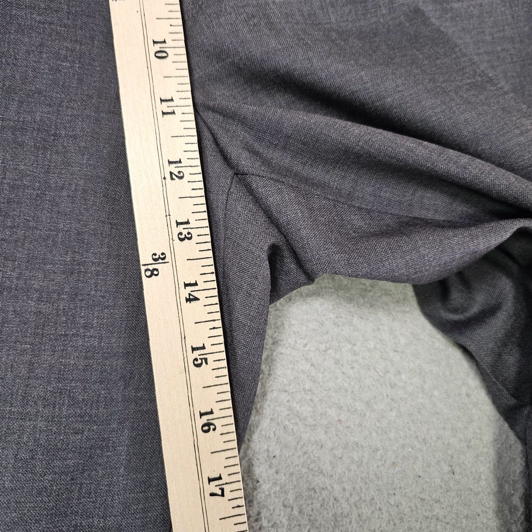 Jos. A. Bank Jos A Bank Pants Mens 40 Gray Traveler's Collection Wool Tailored Fit Unhemmed Size US 40 / EU 56 - 4 Thumbnail