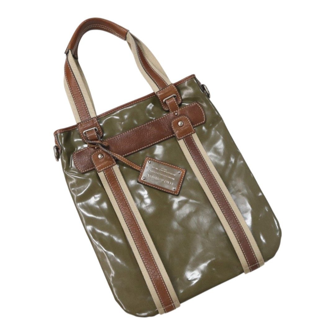 Dolce & Gabbana DOLCE & GABBANA Leather Panel Shoulder Bag Size ONE SIZE - 1 Thumbnail