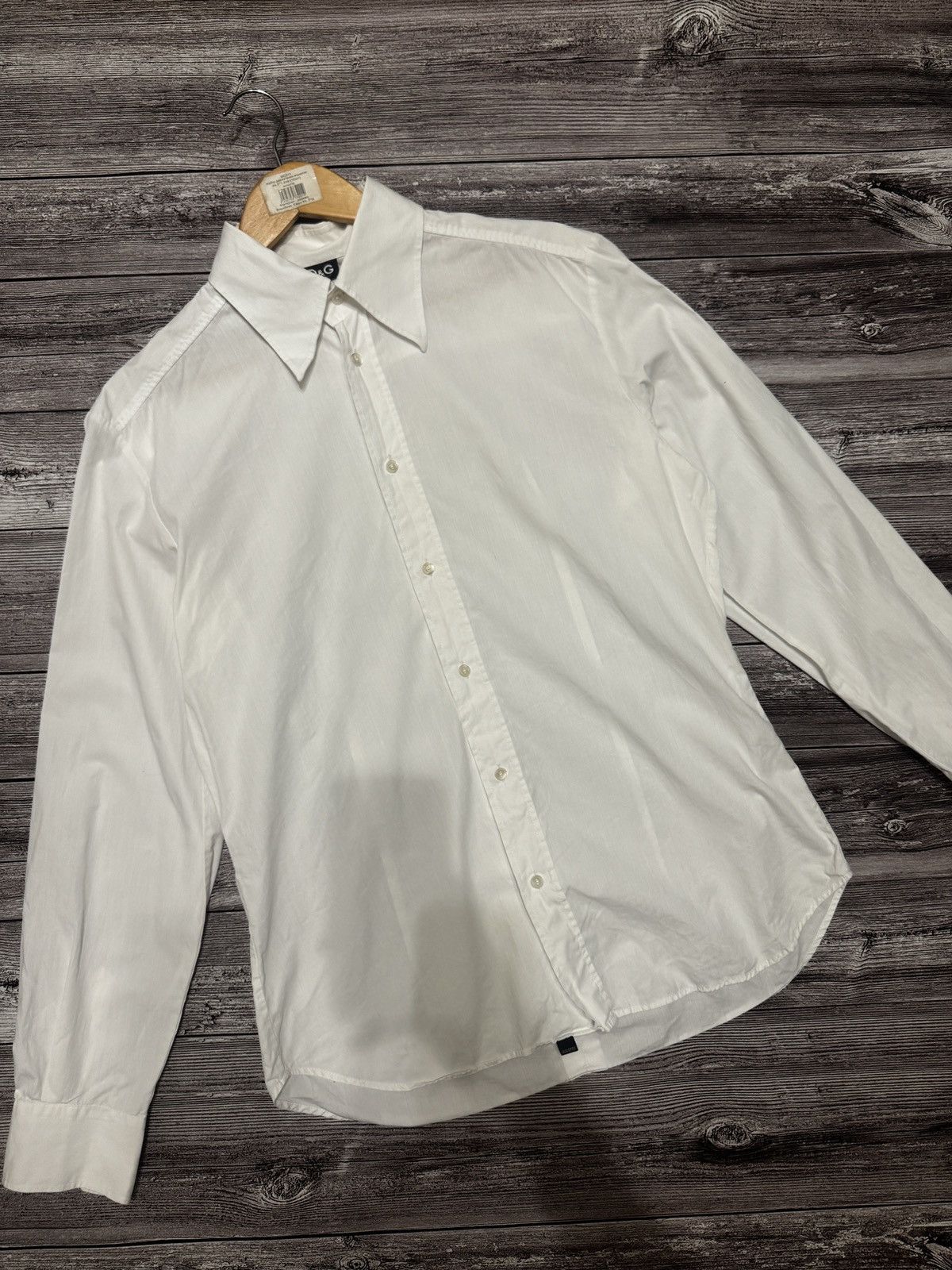 Dolce & Gabbana Dolce & Gabbana White Button Up Shirt | Size 38 / 52 Size US M / EU 48-50 / 2 - 1 Thumbnail