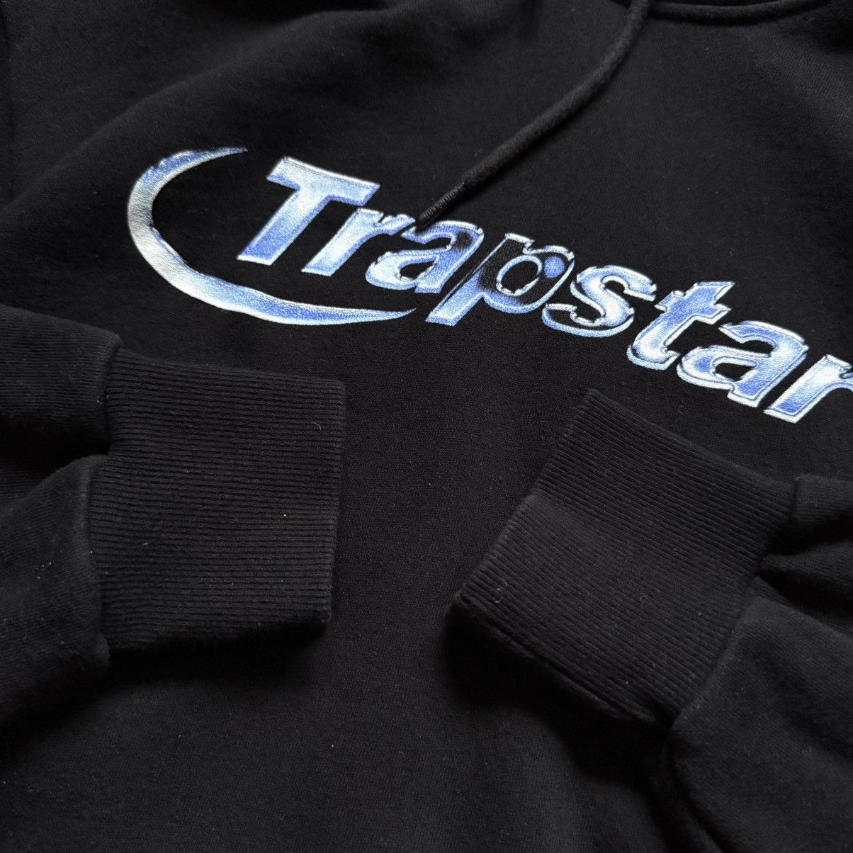 Trapstar London 📌 Trapstar Hyperdrive Midnight Chrome Y2K Drill Hoodie Size US M / EU 48-50 / 2 - 10 Thumbnail