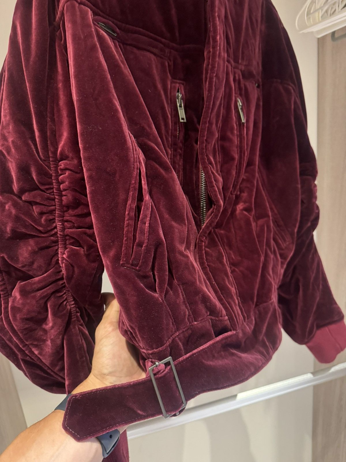 Haider Ackermann Haider Ackermann bordeaux velvet bomber Size US XL / EU 56 / 4 - 15 Thumbnail