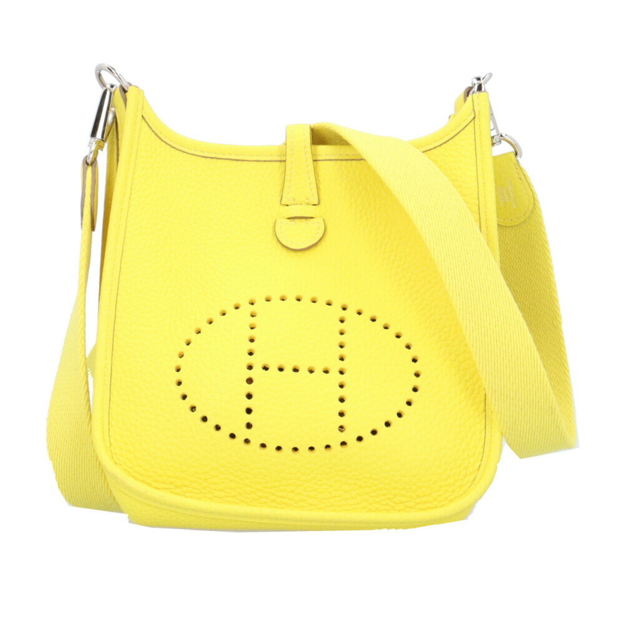 image of Hermes Evelyn Tpm Shoulder Bag Togo Yellow Women's Hermes