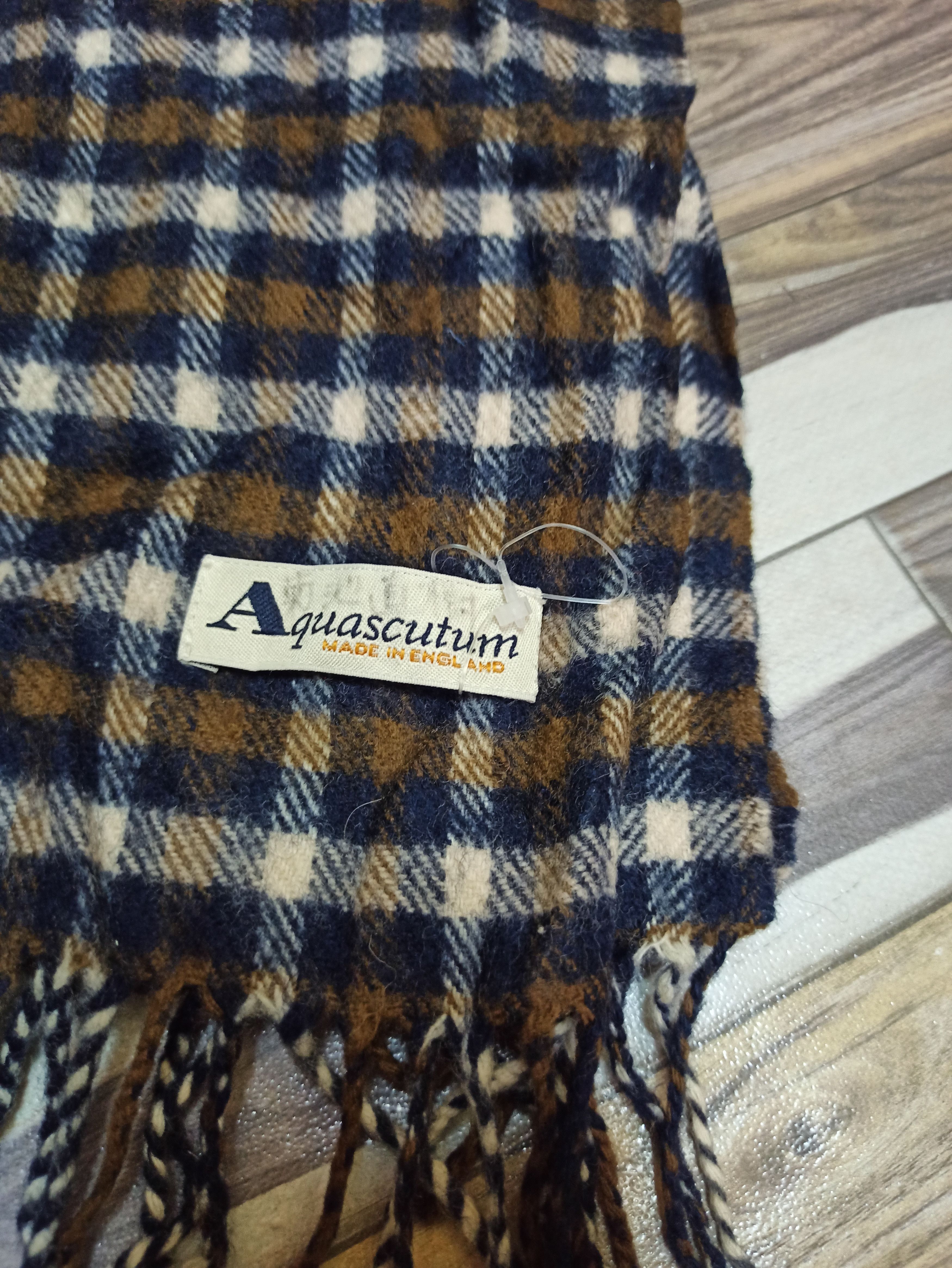 Aquascutum Aquascutum Muffler Made In England Size ONE SIZE - 3 Thumbnail